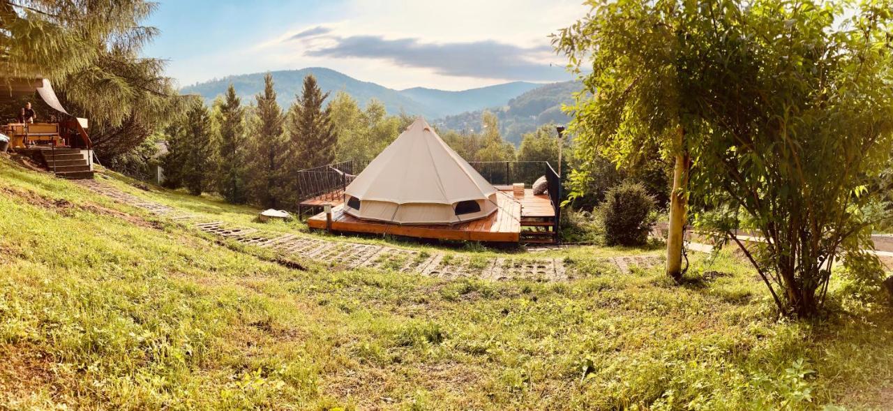 Hotel Glampspace - Szlak Beskidzki Międzybrodzie Bialskie Exterior foto