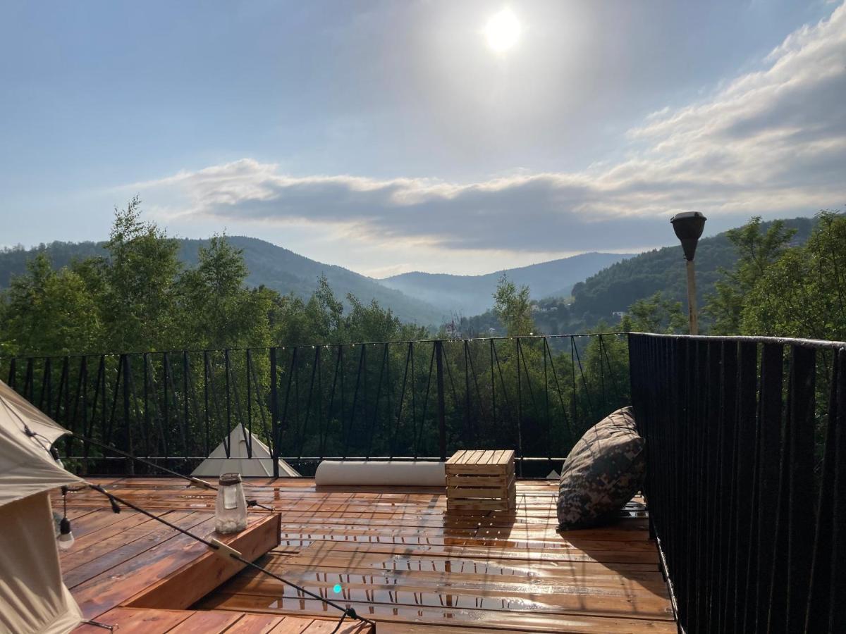 Hotel Glampspace - Szlak Beskidzki Międzybrodzie Bialskie Exterior foto